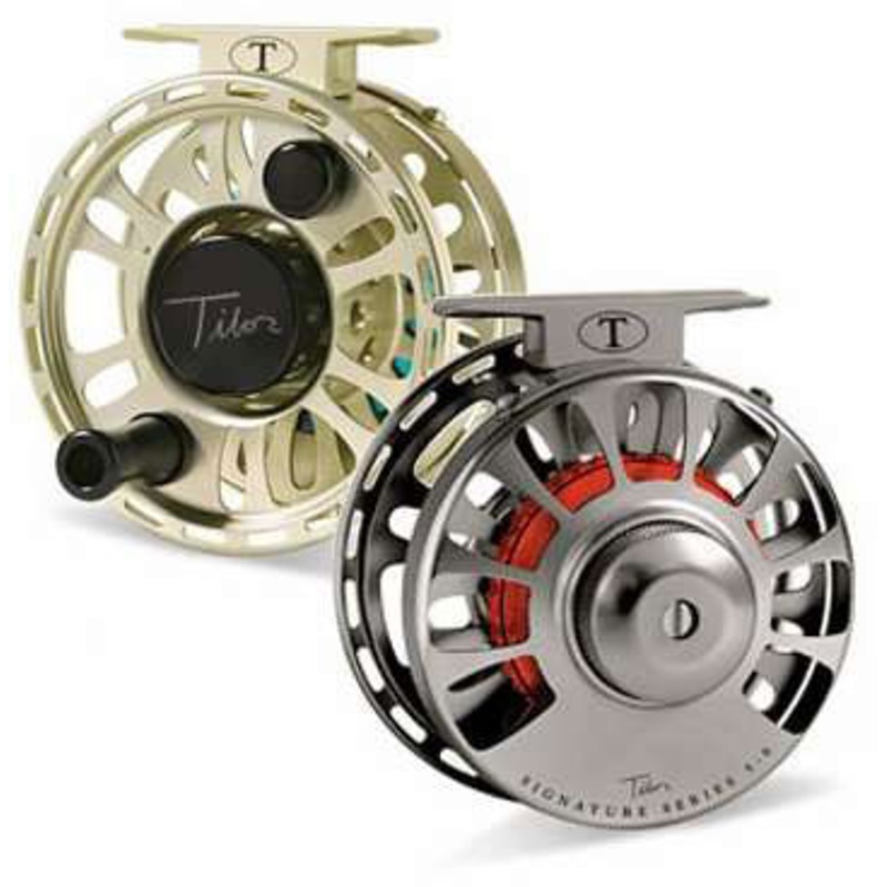 Tibor Signature Series 5/6 Fly Fishing Reels – Graphite Black Hub