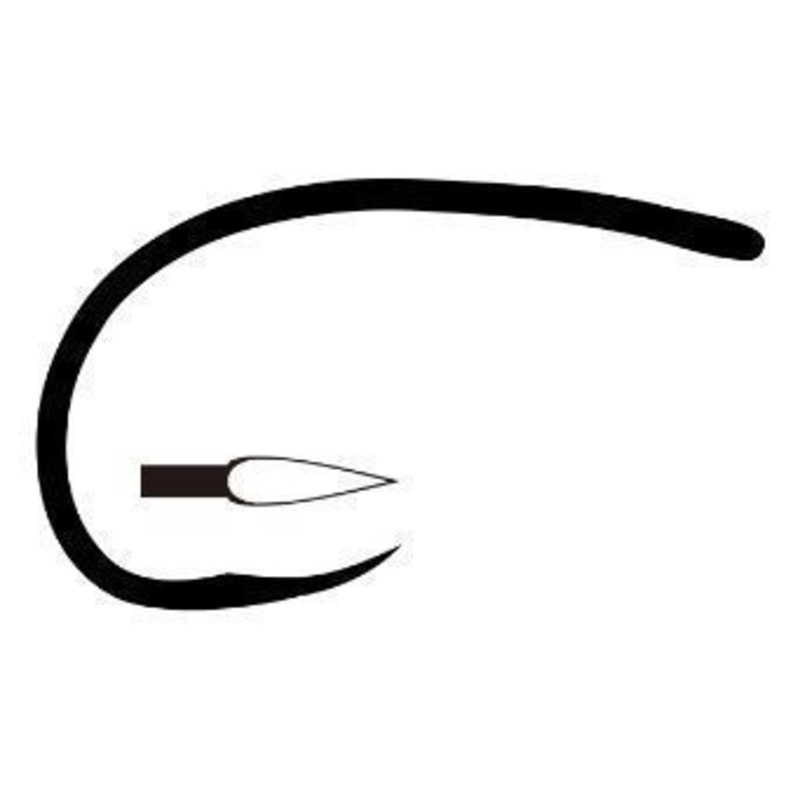 Tiemco TMC 2499SP-BL Nymph Fly Hooks – #12