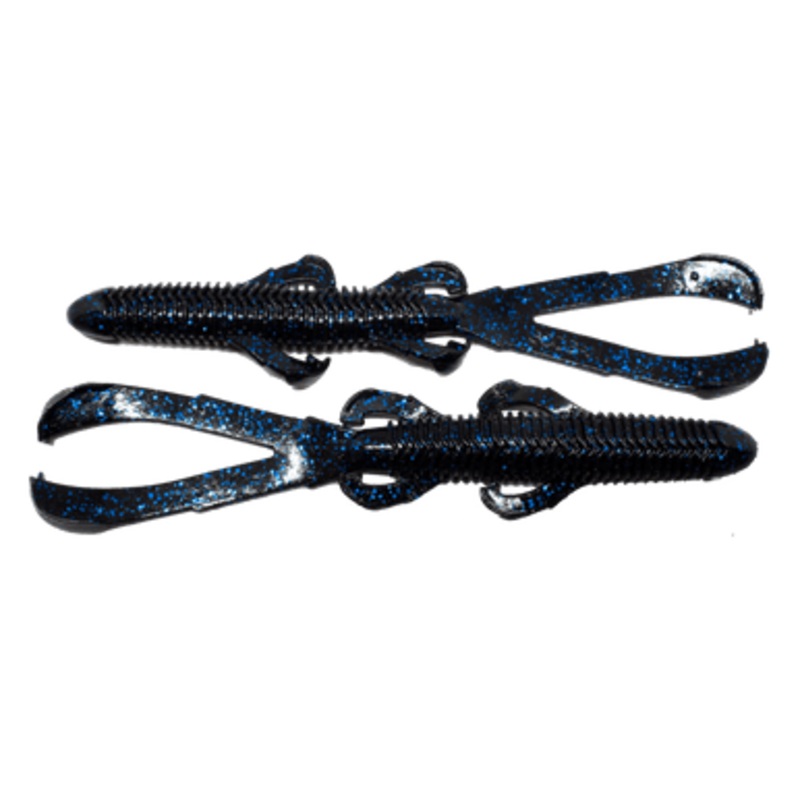 Googan Baits Trench Hawg – Black Blue Flake