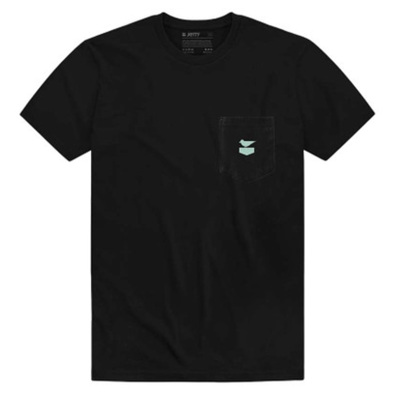 Jetty Otis Short Sleeve Pocket T-Shirt – Black – Small