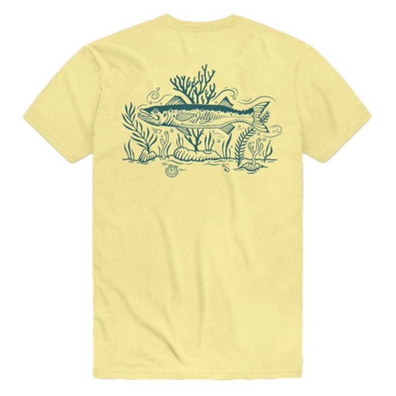 Jetty Riverbed Short Sleeve T-Shirt – Sun – Large