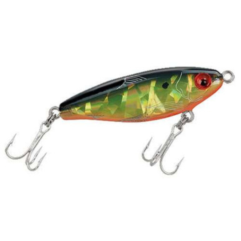 MirrOlure 27MR MirrOdine XL Suspending Twitchbait SBG Black Back/Chartreuse/Orange Belly