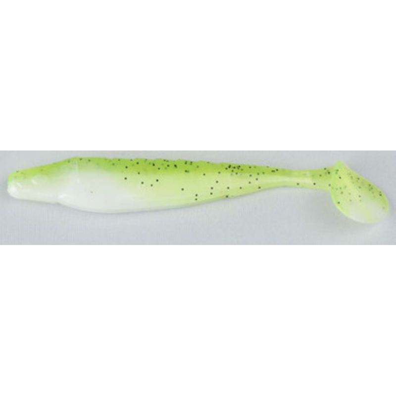 Missile Baits MBSW35-CHWT Shockwave 3.5 – Chartreuse White