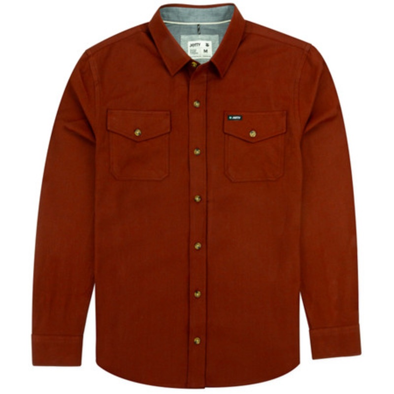 Jetty Stroke Twill Shirt – Ochre – 2X-Large