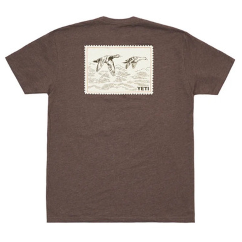 YETI Duck Stamp Short Sleeve T-Shirt – Espresso – 3X-Large