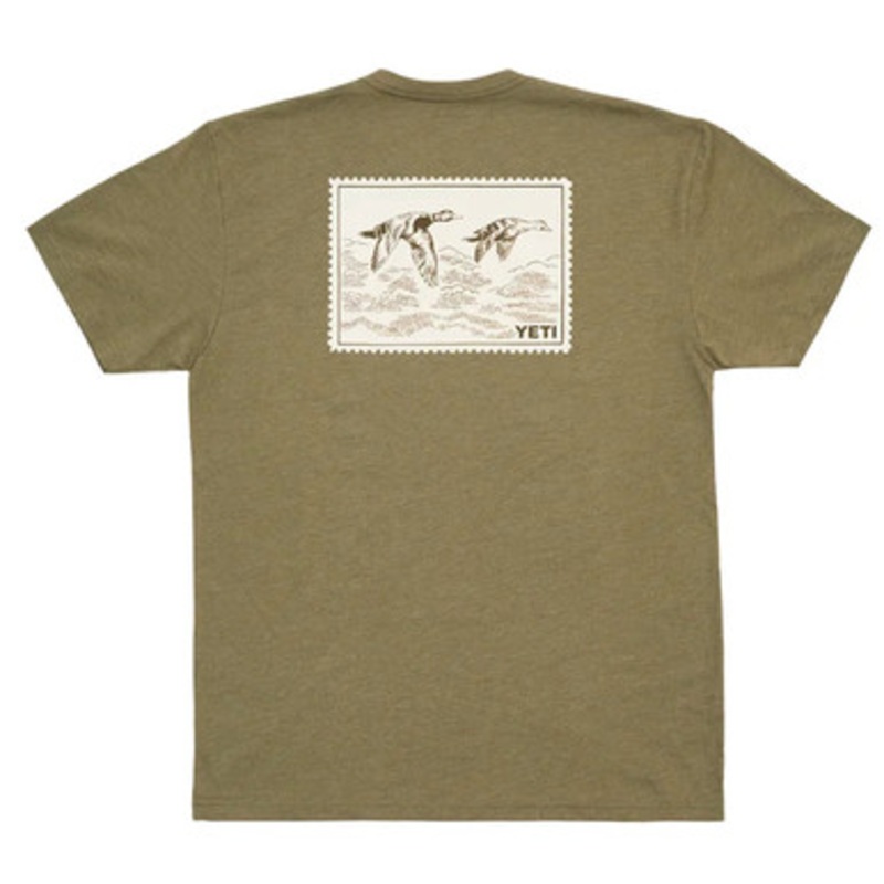 YETI Duck Stamp Short Sleeve T-Shirt – Military Green – X-Large