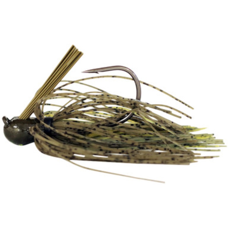 Missile Baits MJFO38-DPKL Ike’s Flip Out Jig – Dill Pickle