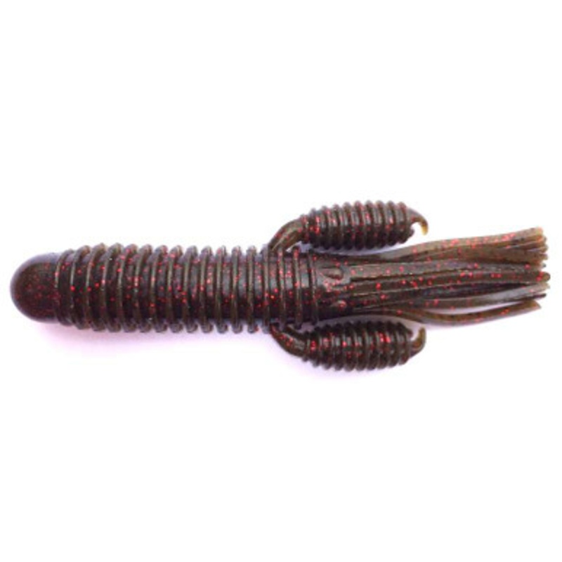Reins Craw Tube Lure – Green Pumpkin Red