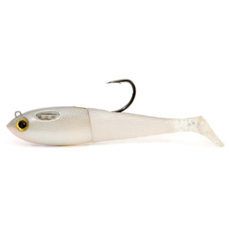 SpoolTek Pro Series 4” Fatty with 10” Leader Pearl