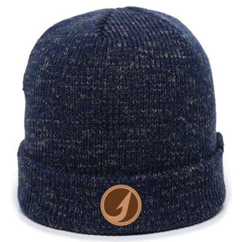 TackleDirect Cuffed Beanie with TD Logo Patch – Navy