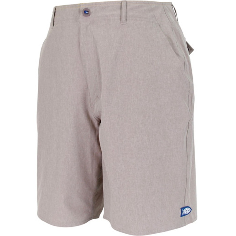 Aftco Cloudburst Fishing Shorts – 10in – Khaki Heather – 36