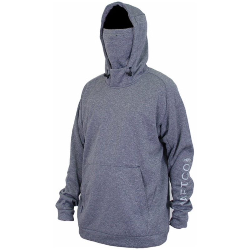 Aftco Reaper Technical Fishing Hoodie – Navy Heather – XS