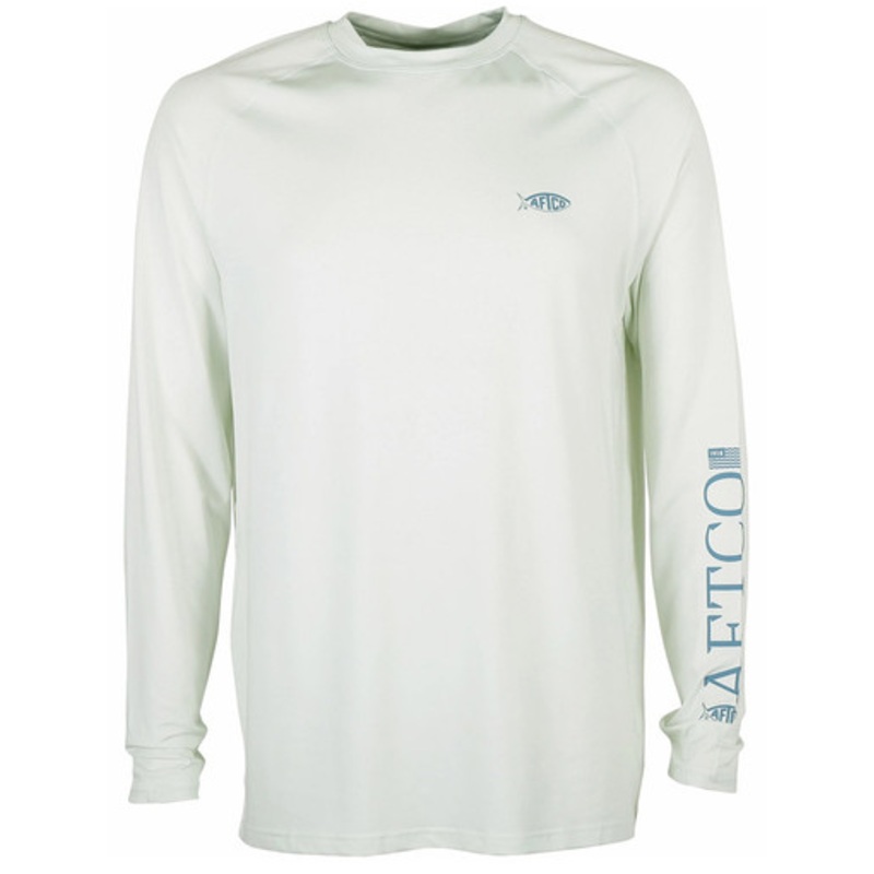 Aftco Yurei Performance Long Sleeve Shirt – Vapor Heather – XL