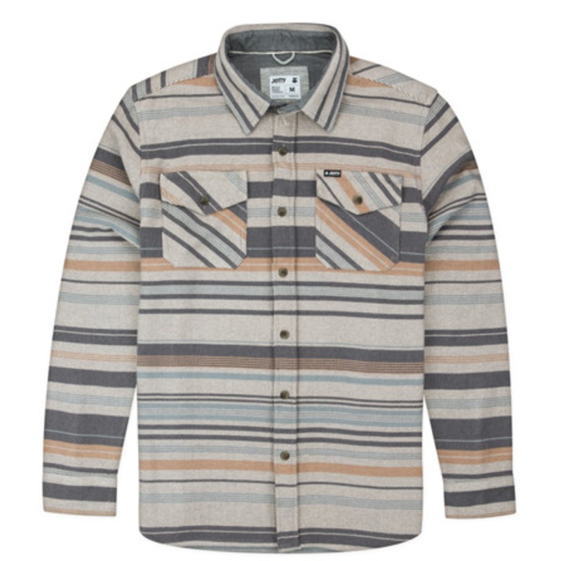Jetty Horizon Flannel Shirt – Slate – 2X-Large