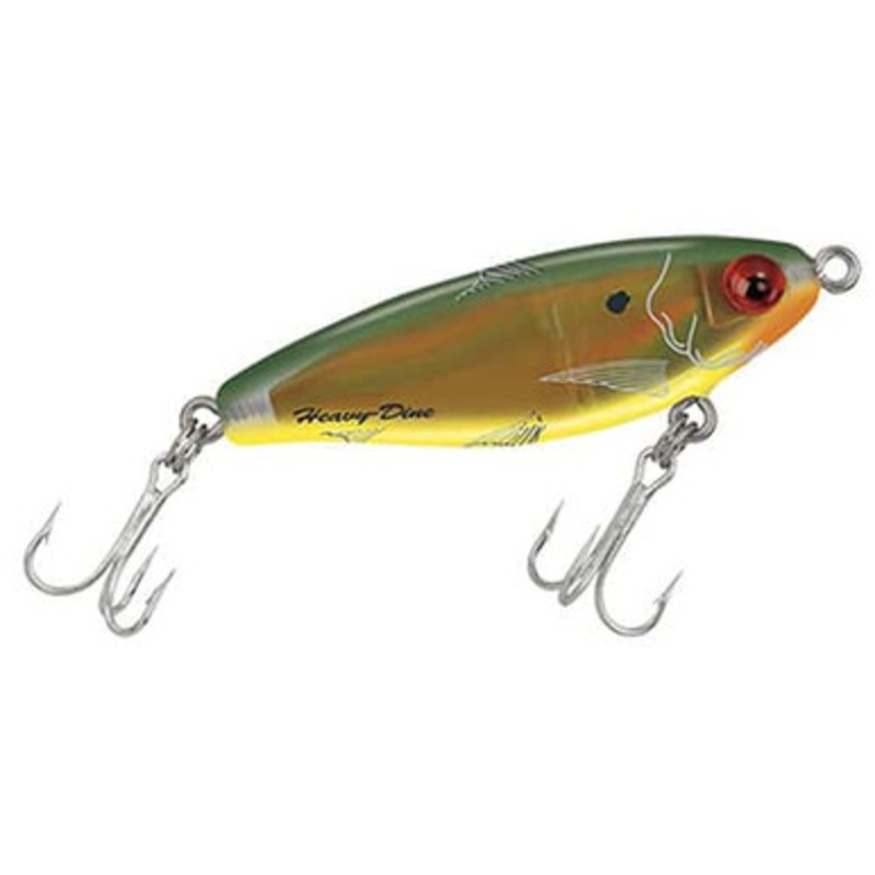 MirrOlure 18MR MirrOdine Irresistible Sinking Twitchbait Lure Bayou Green/Yellow