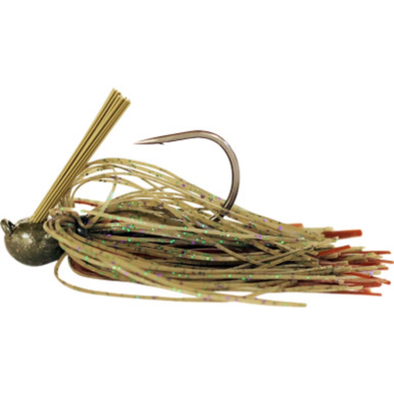 Missile Baits MJFO38-CNGR Ike’s Flip Out Jig – Candy Grass