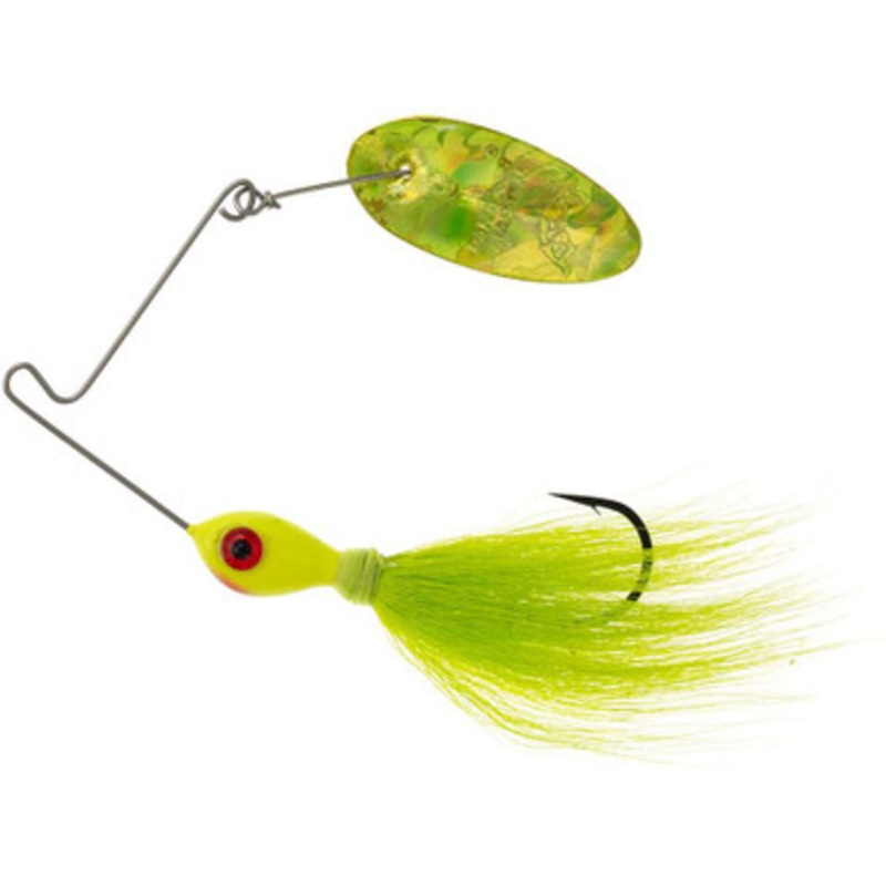 Panther Martin Bearded Banshee Spinnerbait – Chartreuse Holographic