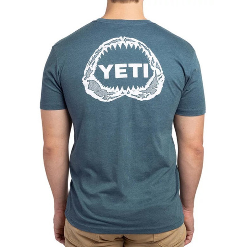 YETI Sharks Up Short Sleeve T-Shirt – Indigo – Large