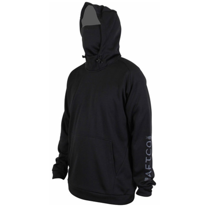 Aftco Reaper Technical Fishing Hoodie – Black – XL