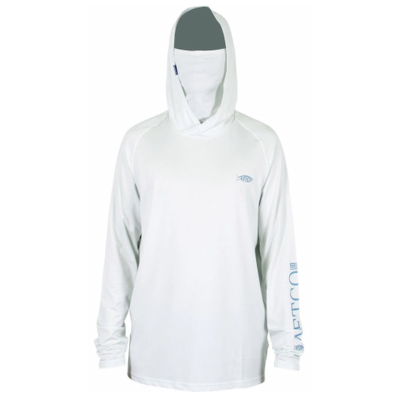 Aftco Yurei Performance Shirt with Hood – Vapor Heather – L