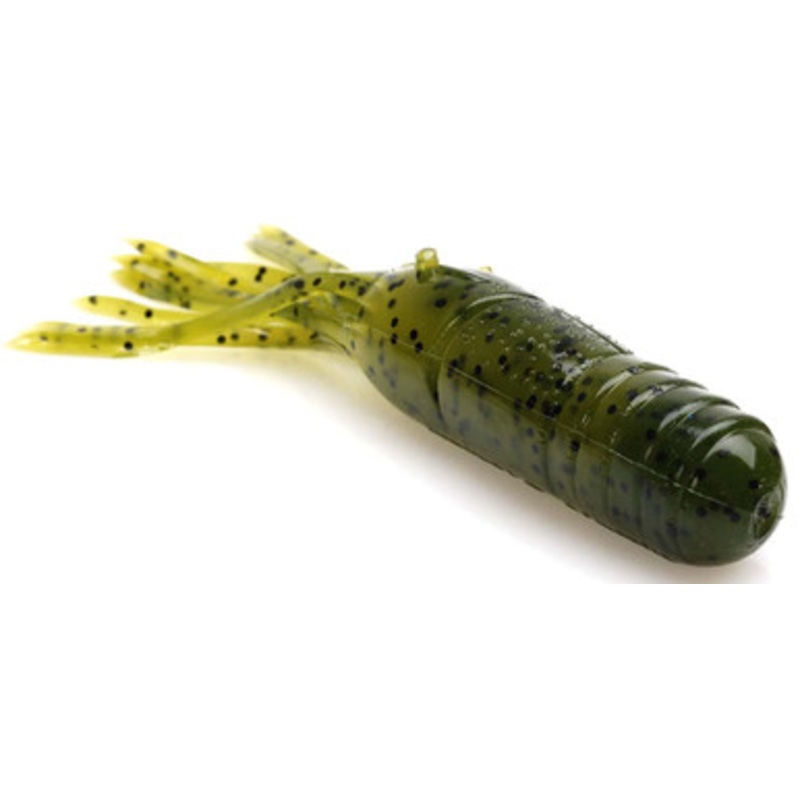 MegaStrike 4” Mega Tube Soft Plastic Lures Watermelon Black Flake