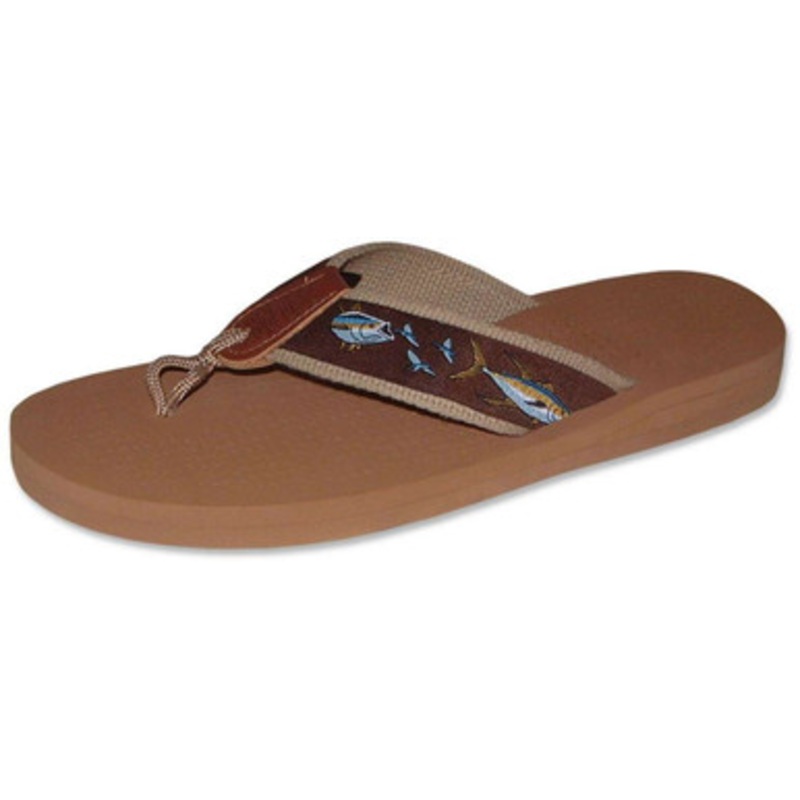 Zep-Pro Yellowfin Tuna Flip Flop – Size 10