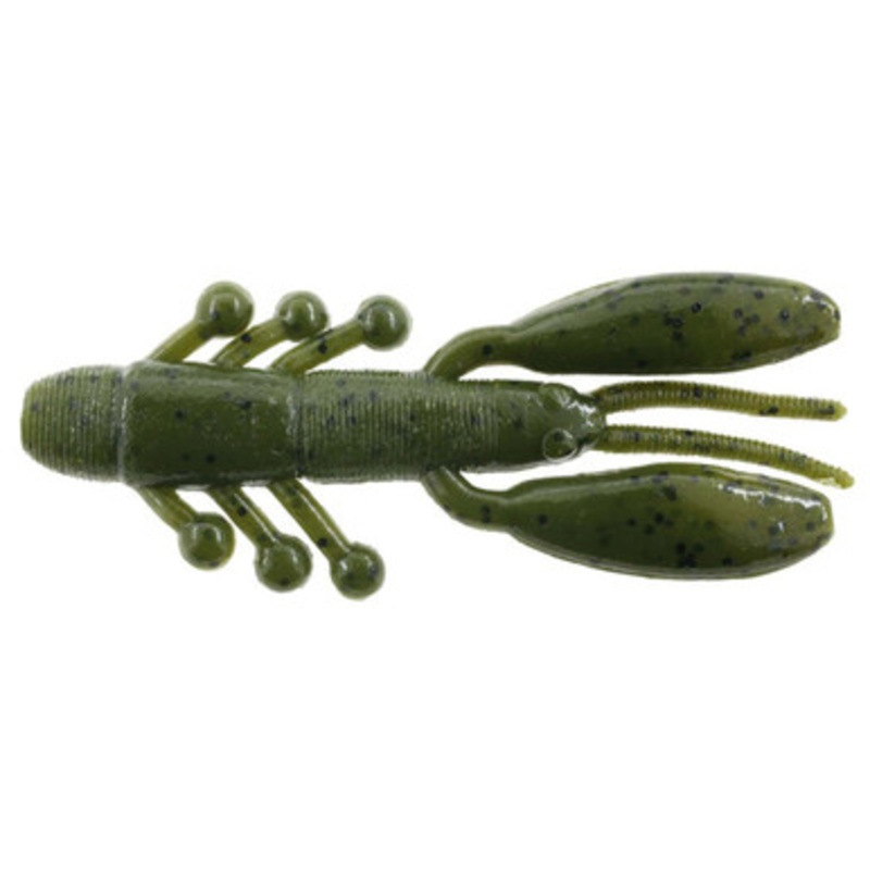 Damiki AIRCW-3 Aircraw 4in Soft Bait Original Green Pumpkin
