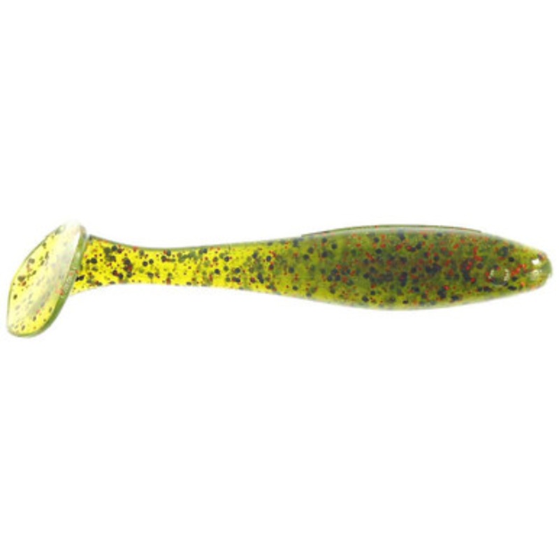 MegaStrike 3” Fat Shad Swim Baits Watermelon Black and Red Flake