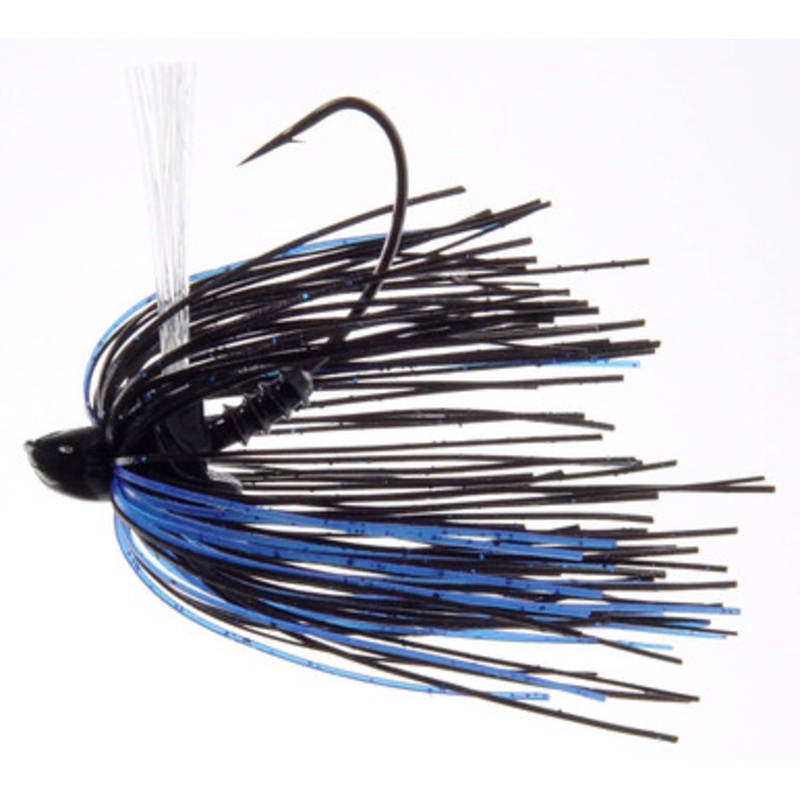 MegaStrike Evolution Heavy Cover Jig 1/2oz 2pk Lead Free Black Blue