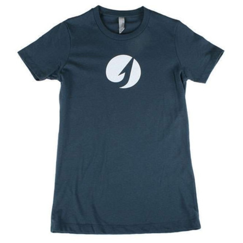 TackleDirect Hook Logo Women’s T-Shirt – Indigo – Size Large