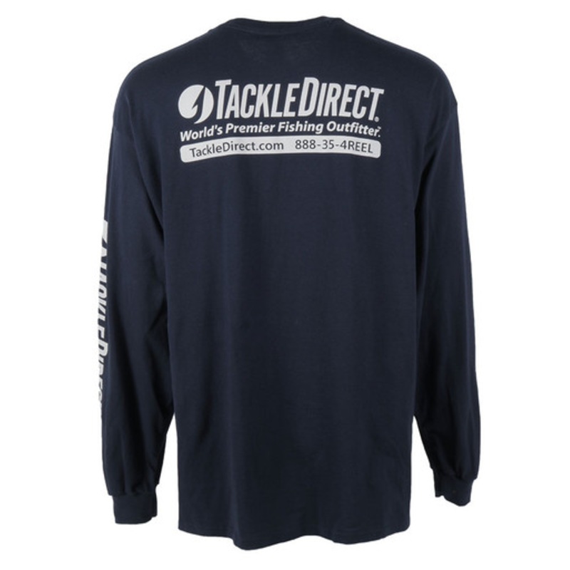 TackleDirect Logo-T Long Sleeve Navy XL