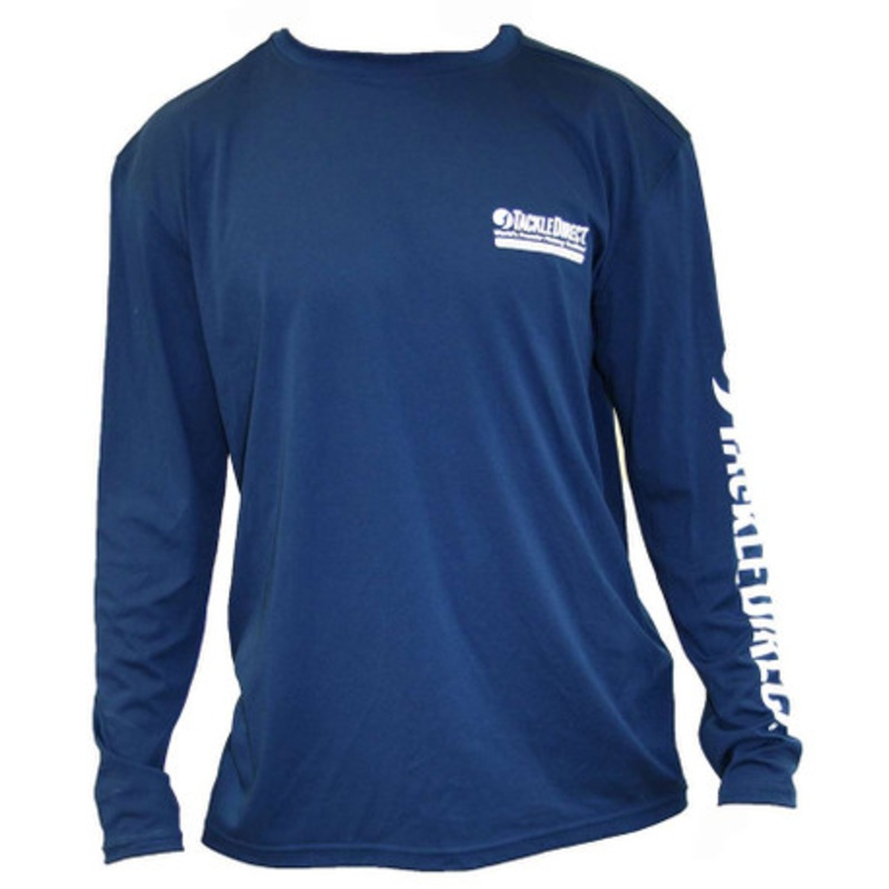 TackleDirect TD Logo Denali Performance Long Sleeve Tee – Size Large