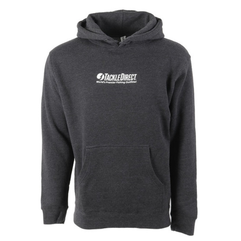 TackleDirect TDLHCH TD Logo Hoody Charcoal Heather – Size Medium