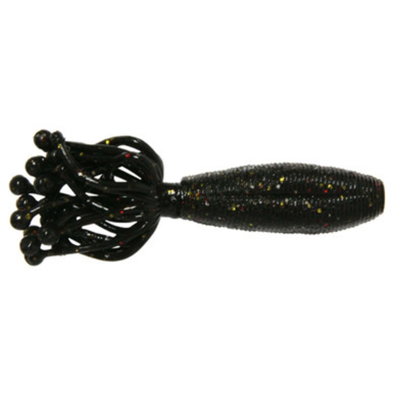 Damiki HYDRA-3 Hydra Soft Bait – 3in Black Mix Flake