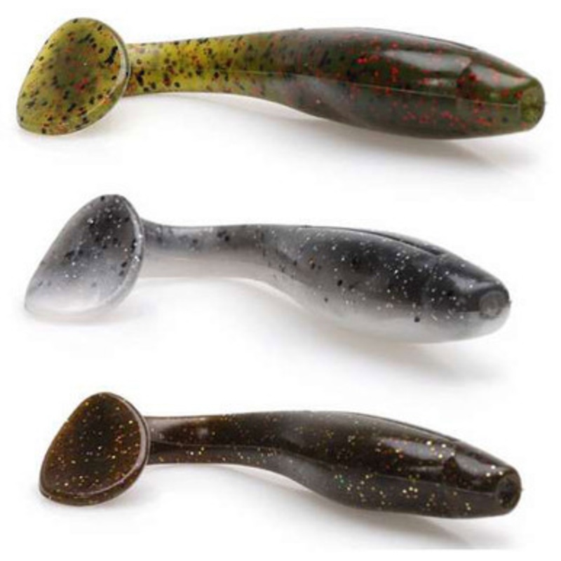 MegaStrike 4” Fat Shad Swim Baits Chartreuse