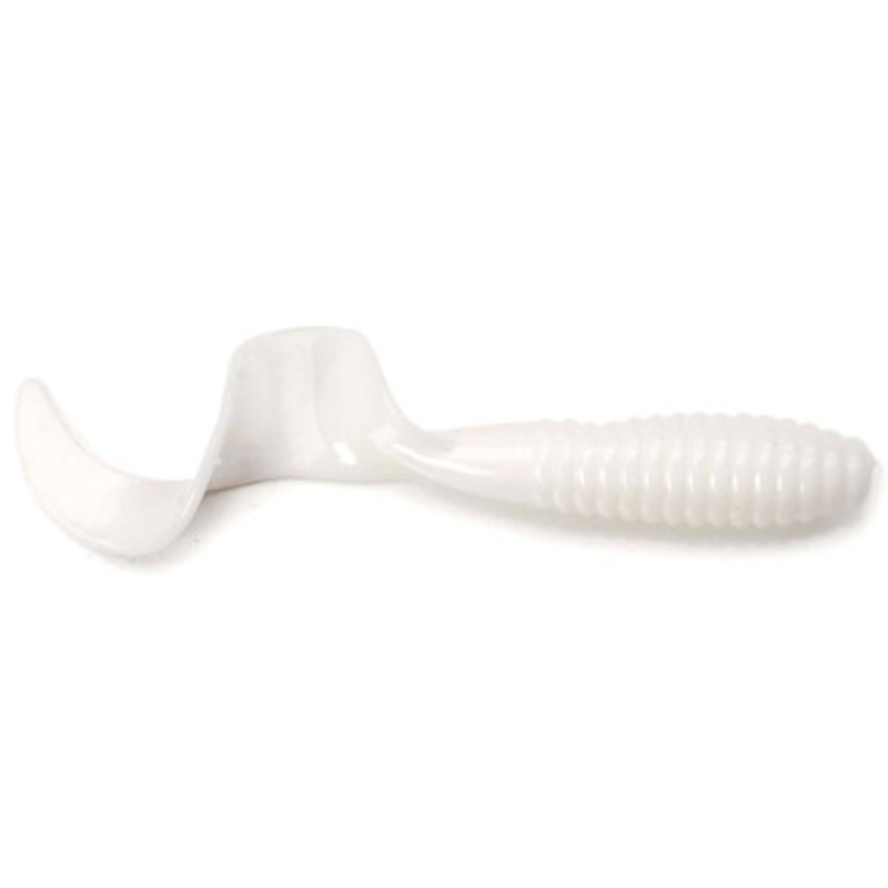 MegaStrike MegaGrub 3” Soft Plastic Lures White