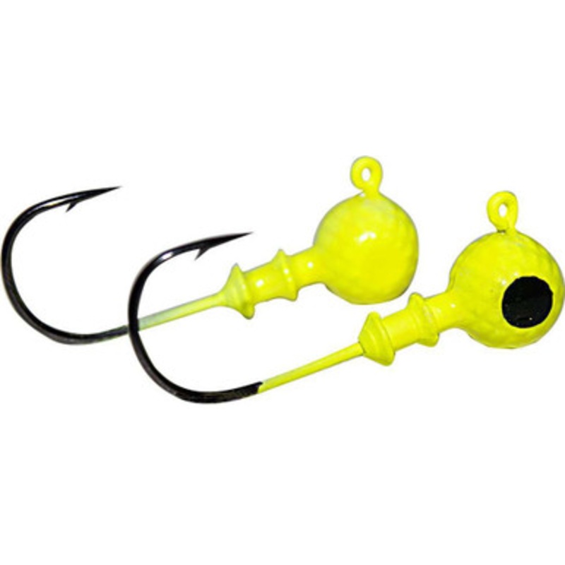 Mustad BH746 Elite Ball Jig Head Lure 1/16oz Chartreuse