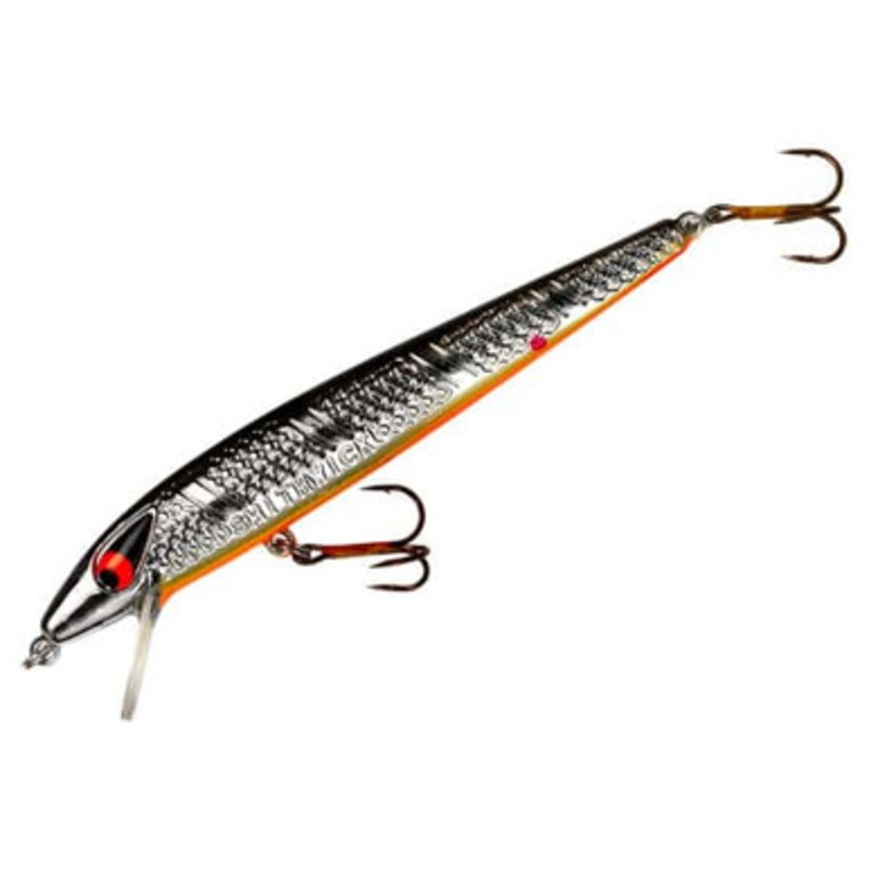 Smithwick ASDRE12 Suspending Super Rogue Jr. 4 1/8in 31OB Chrome/Black Back/Orange Belly