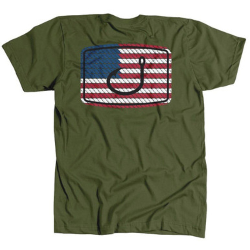 AVID Sportswear American Anthem T-Shirt – Military Green – L