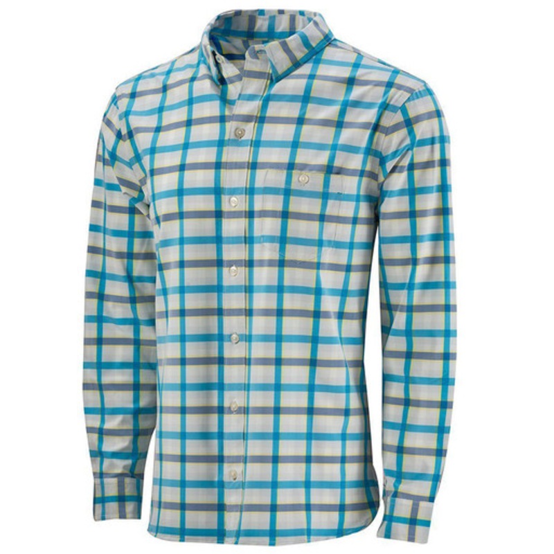 AVID Sportswear Coastal Performance Long Sleeve Shirt – Hawaiian Blue – M