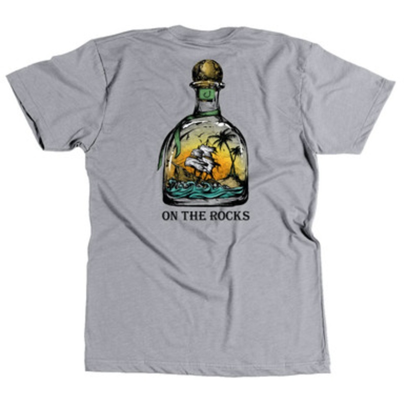 AVID Sportswear On The Rocks T-Shirt – Ash Heather – X-Large