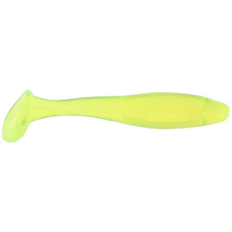 MegaStrike 3” Fat Shad Swim Baits Transparent Chartreuse