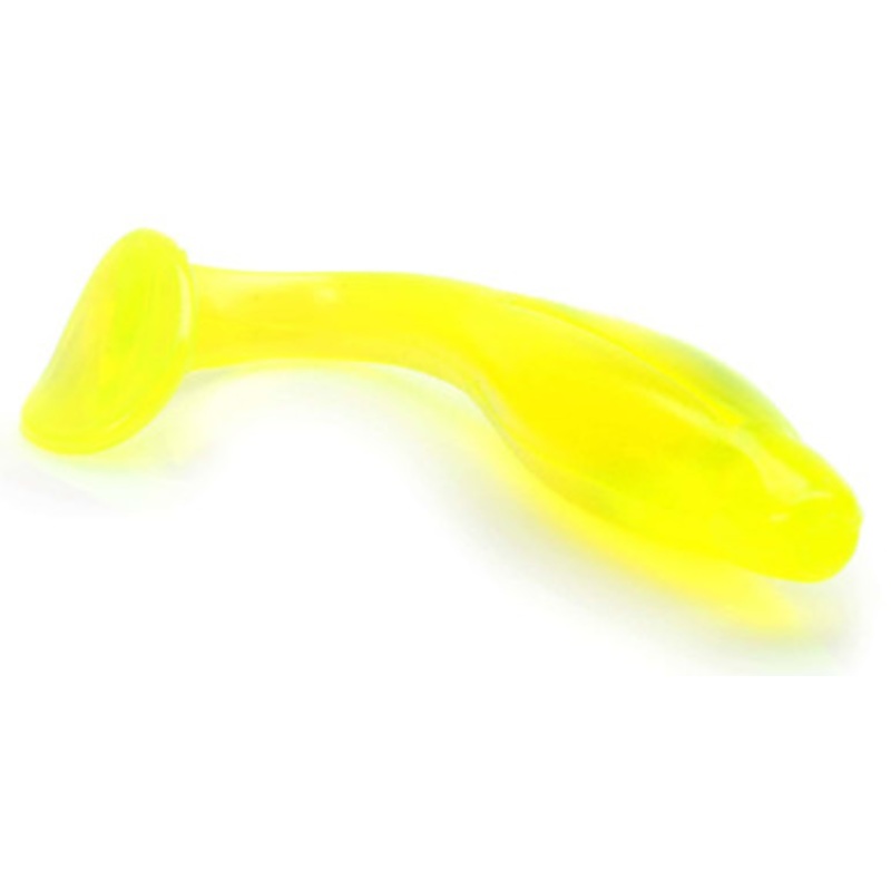 MegaStrike 4” Fat Shad Swim Baits Transparent Chartreuse