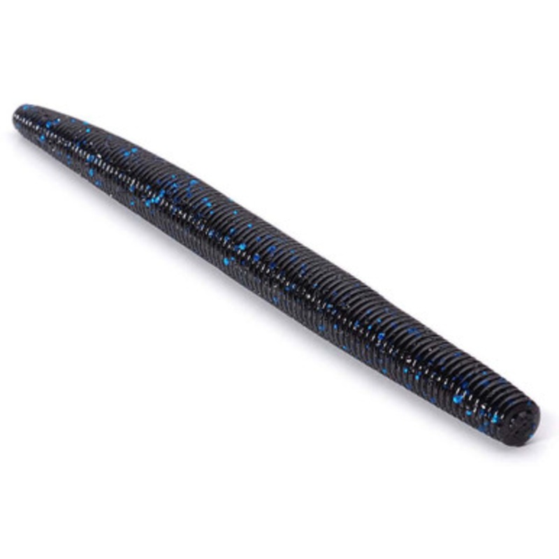 MegaStrike 5” Megastick Lures Black with Blue Flake