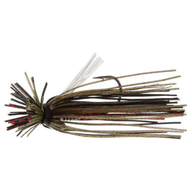 MegaStrike Evolution EVO II Finesse Jig 3/16oz 1pk Green Pumpkin Red Flake