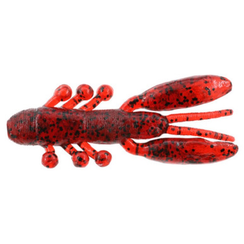 Damiki AIRCW-3 Aircraw 4in Soft Bait Cherry Red