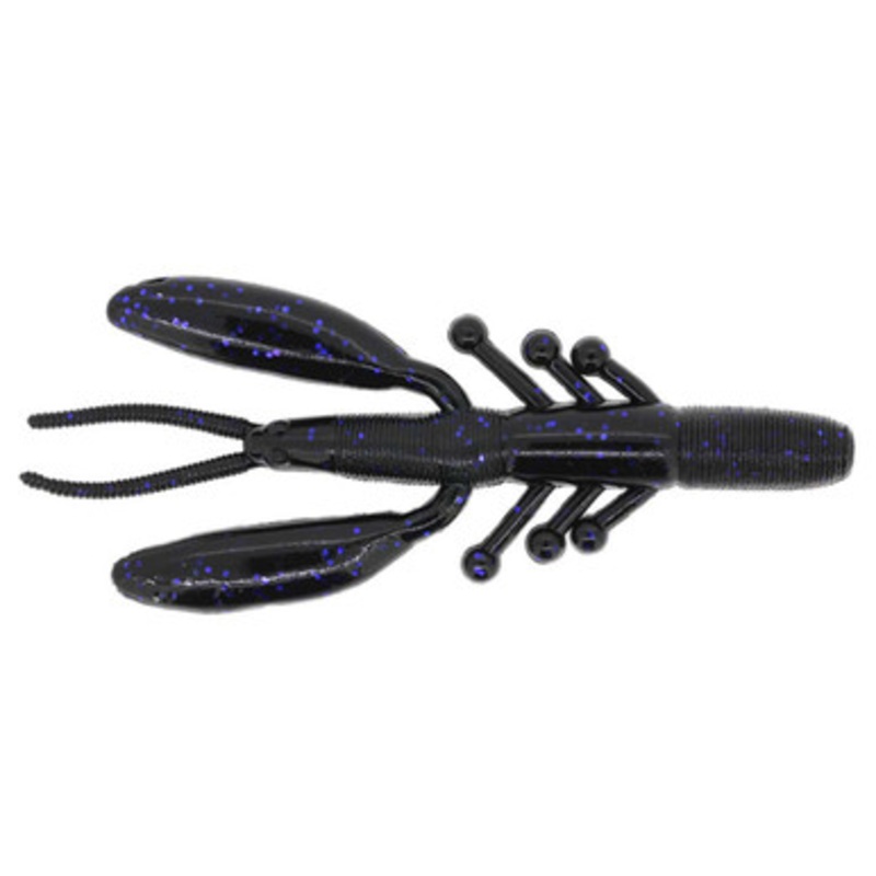 Damiki AIRCW-4 Aircraw 4in Soft Bait Black Blue