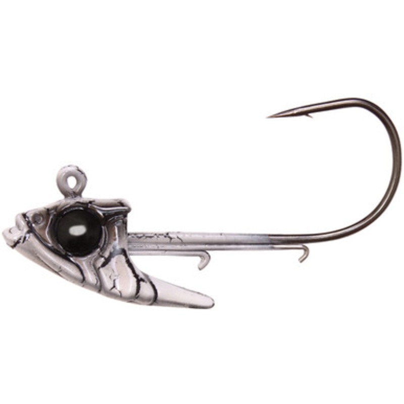 Megabass Body Balance Jig Heads – 3/8oz – White Python