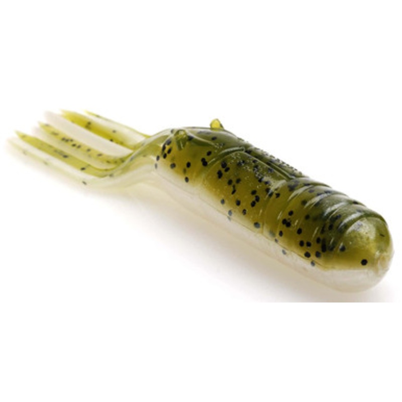 MegaStrike 4” Mega Tube Soft Plastic Lures Watermelon Pearl Belly