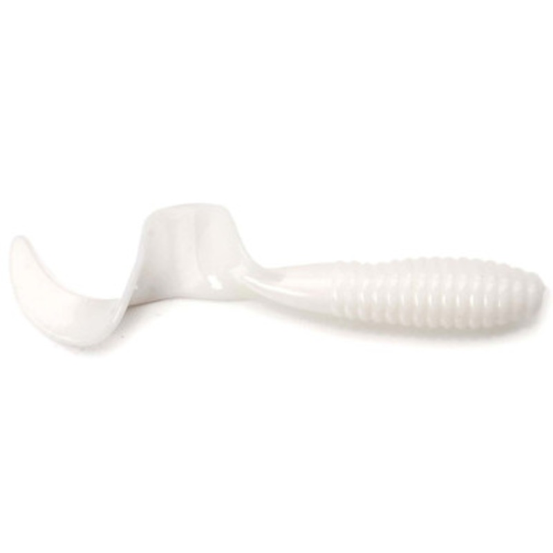 MegaStrike MegaGrub 5” Soft Plastic Lures White